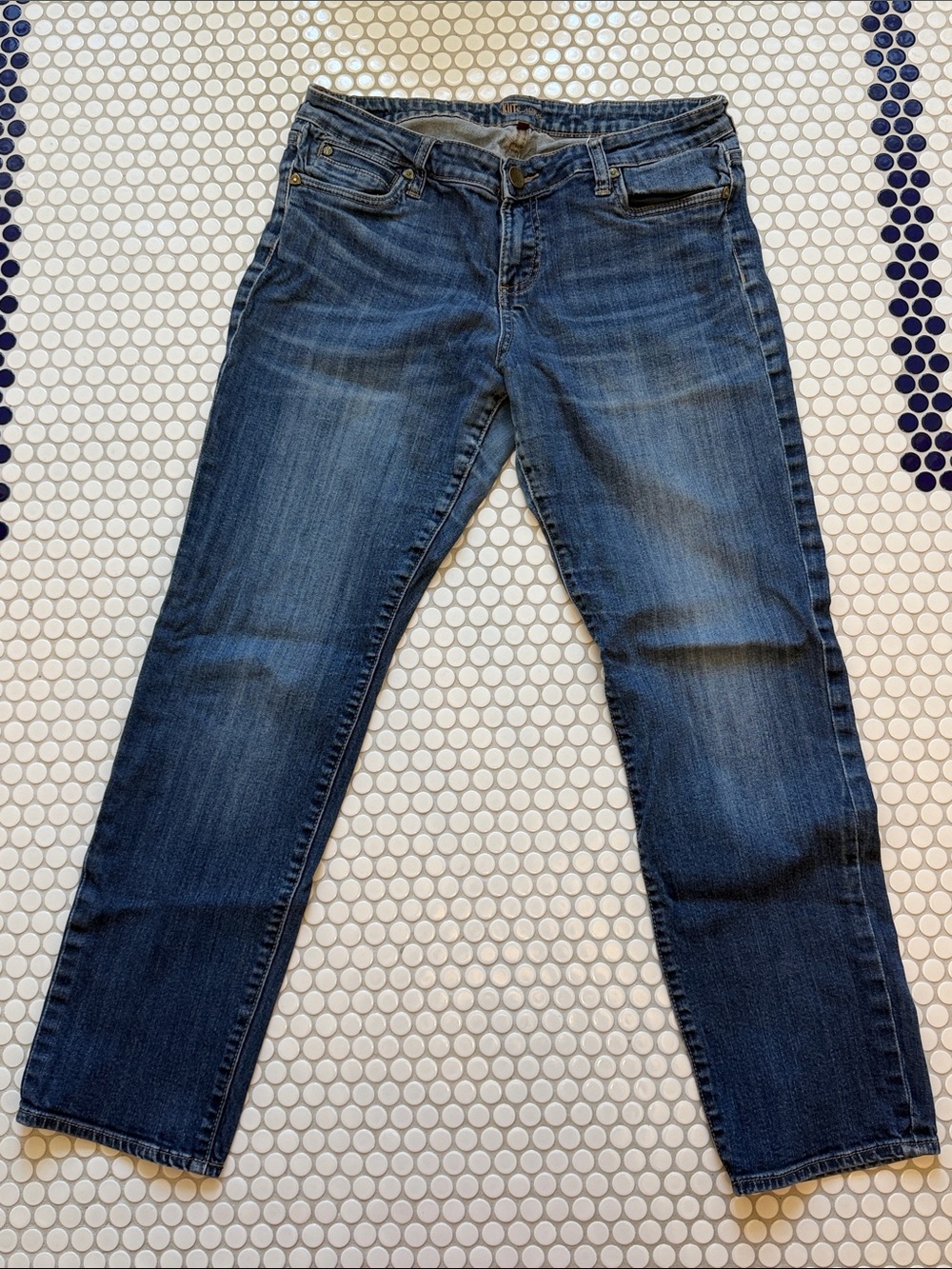 Classic Women's Blue Straight-Leg Jeans